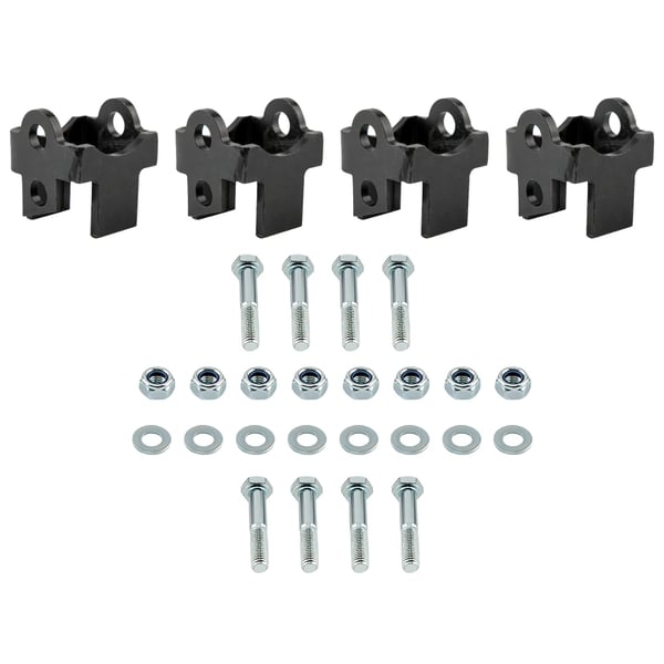 Bracket Lift Kit, 2-tommer løftehøjde, nem bolt-on installation, holdbar stål konstruktion
