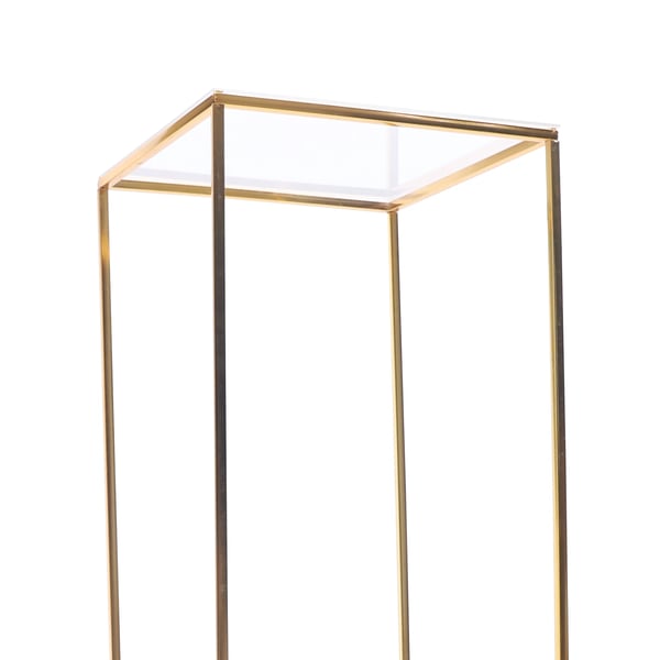 Blomsterstand, Moderne Design, Indendørs og Udendørs Brug,31x31x100cm, Guld