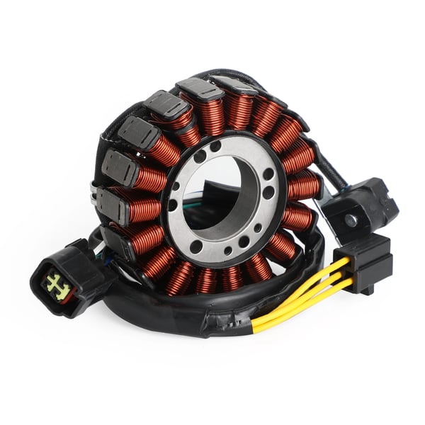 Stator og spændingsregulator kit, 34 mm indvendig diameter, 93 mm udvendig diameter, til DR-Z400SM/DRZ 400 (2000-2019), 7 ledninger, 18 poler