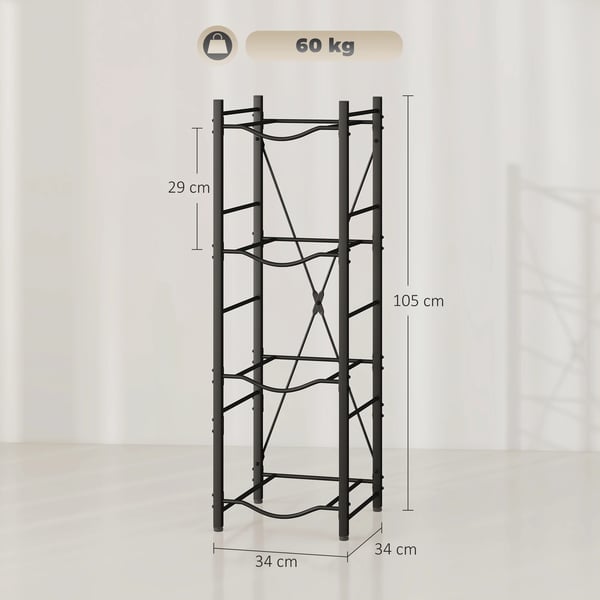 Vandflaskeholder, Pladsbesparende Design, Nem Installation,sort