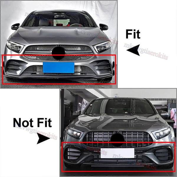 Front Bumper Lip, Forbedret Aerodynamik, Sporty Æstetik,som vist
