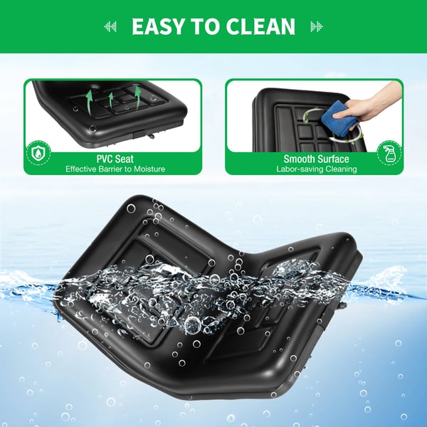 Traktorsæde, Ergonomisk Design, Universel Kompatibilitet,sort