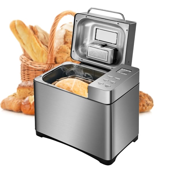Brødmager, Effekt 650W, Kapacitet 1kg/2,2 lbs, Spænding AC 220-240V, Temperaturinterval 25-120 °C, Støjniveau ≤50dB