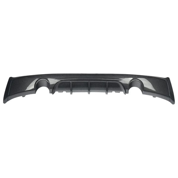 Bageste kofanger diffuser, kulfiberlook, sporty design,som vist