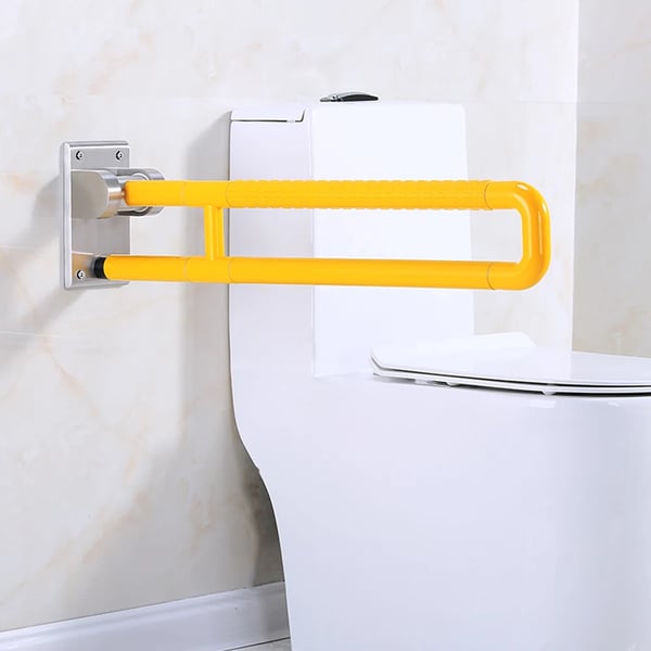 Badrumsstöd, Väggmonterad, Fällbar Design,Vit