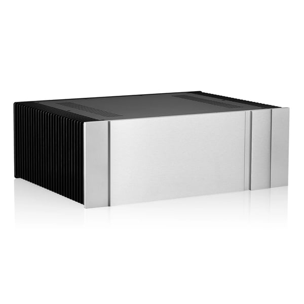 Forstærkerhus, Aluminiumlegering, Eksterne dimensioner 430x300x150 mm, Interne dimensioner 330x289x142 mm, Nettovægt 4,2 kg, Inkluderet tilbehørssæt