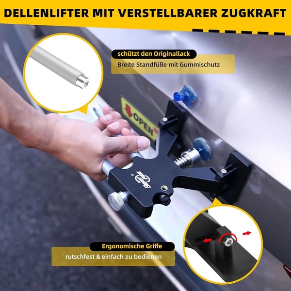 Dækskader uden maling, Brugervenlige, Hurtig reparationstid,118Pcs Pro Kit