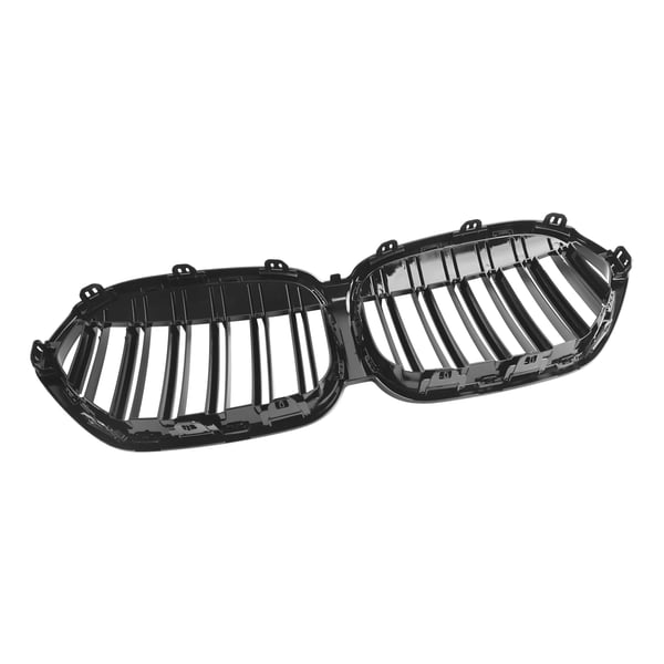 Frontgitter, holdbar ABS-plastik, kompatibilitet med BMW X1, nem installation