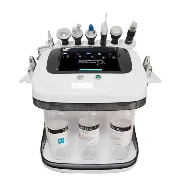 Ansigtsmaskine, Deep Aqua Peeling, Vand Oxygen Infusion,sort