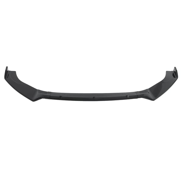Front Bumper Lip, Høj kvalitet PP, Passer til Golf MK7, MK7.5 GTI, Skruemontering, Blank sort
