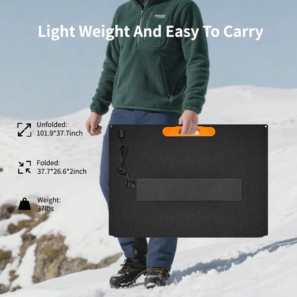 Solpanel, 4-i-1-kabel, bärbar design,450w