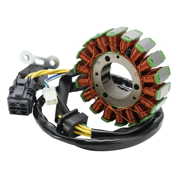Stator Spole, Ydre Diameter 92mm, Indre Diameter 35mm, 5 Ledninger, 2 Stik, 18 Poler