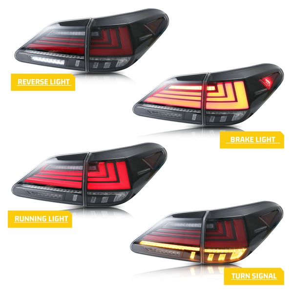LED Baglygter, 35W Effekt, 12V Spænding, 3400LM Lumen, Sekventiel Blinklys, Kompatibilitet: Mellemstor SUV (2010-2015)