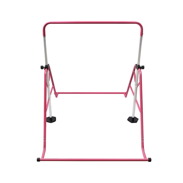 Gymnastikstang, Justerbar Højde, Bærbart Træningsudstyr,Pink