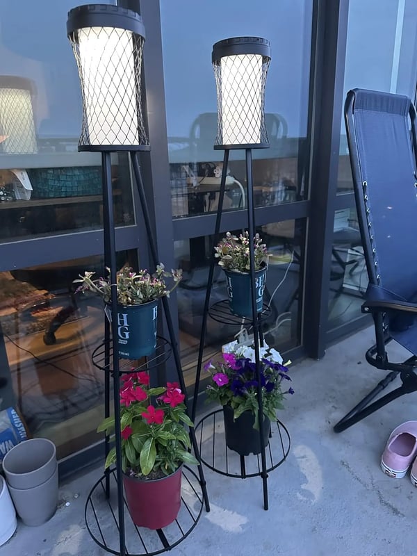 Aurinkopuutarhavalot, himmennettävät, ulkokäyttöön,1kpl