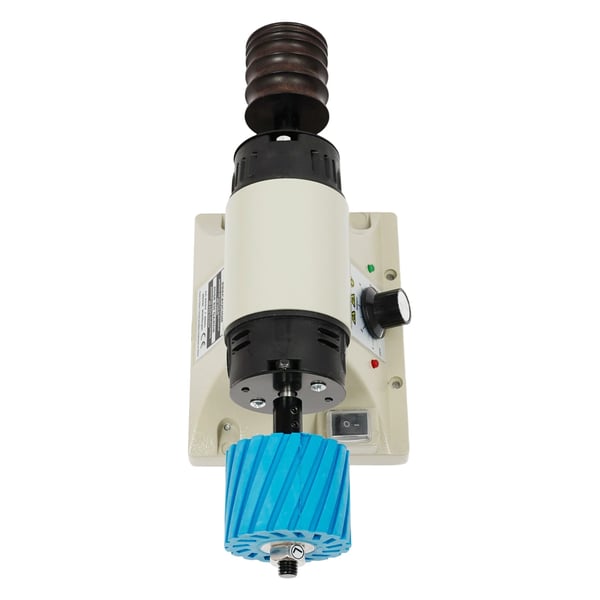 Læder Poleringsmaskine, 350W Effekt, 0-8000rpm Hastighed,Hvid