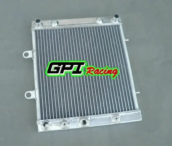 Racing Radiator, Aluminiumlegering, 12” x 20” x 2”, Kompatibel med Polaris Sportsman 400 HO 4x4, 40% Øget Køling, TIG Svejset Konstruktion