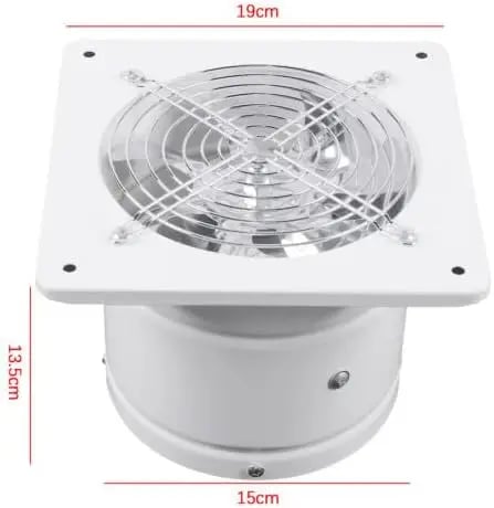 Udsugningsventilator, Industriel Ydeevne, Sikkerhedsnet Dække,HVID