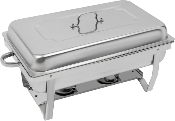 Buffetserveringsset, rostfritt stål, idealiskt för evenemang,Silver
