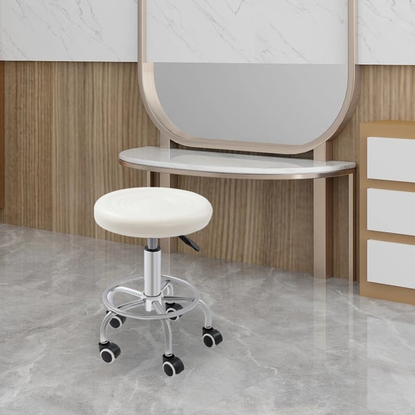 Rullstol, Höjdjusterbar, Slitstark Design, VIT