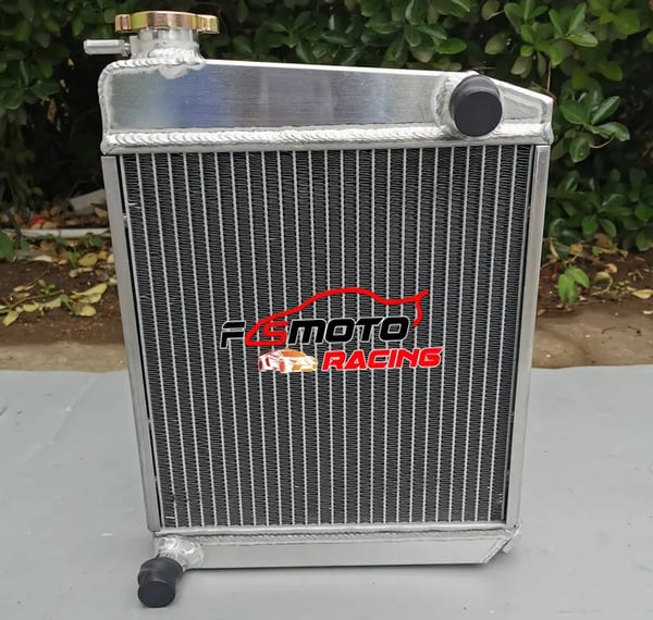 Aluminium Radiator Kit, Perfekt Pasform til Austin Mini, Forbedret Køleeffektivitet, Holdbar Konstruktion