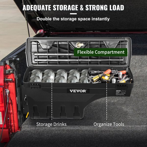 Opbevaringsboks, låsbar design, vejrbestandigt materiale,Chevy Silverado