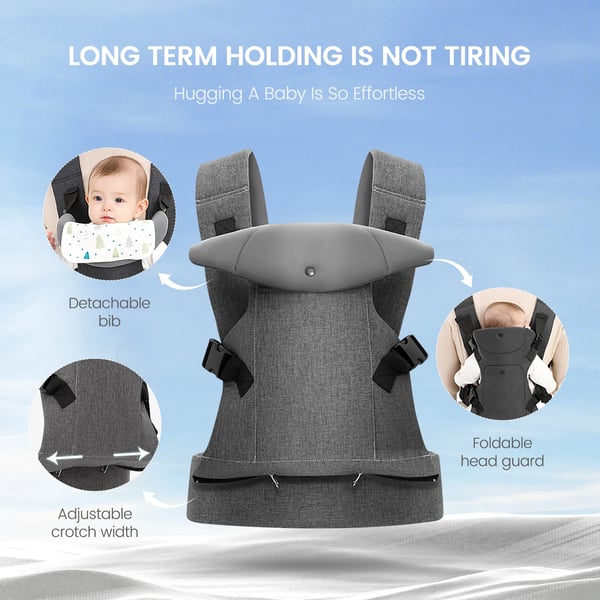 Bärsele, Ergonomisk Design, Multifunktionell Användning,GRÅ