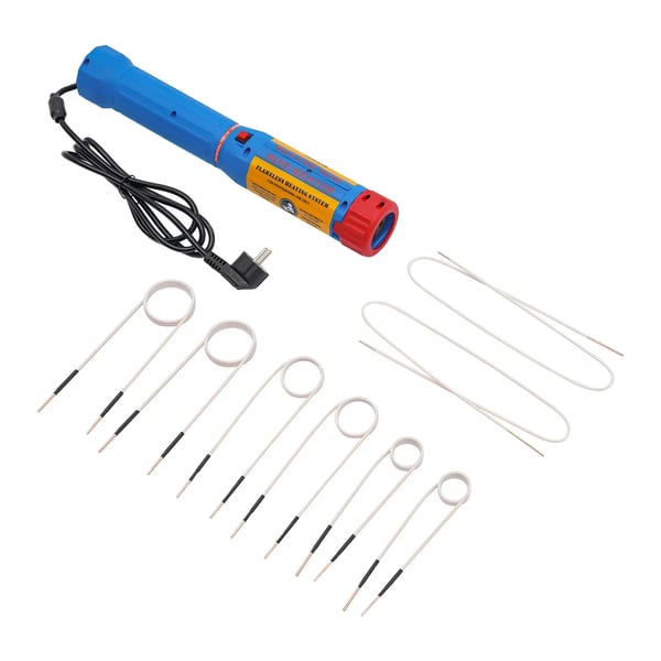 Magnetisk induktionsvarmer, 1100 W effekt, maksimal opvarmningstemperatur 800°C, indgangsspænding 220 V, opvarmningstid 5-40 sekunder, EU-standardstik