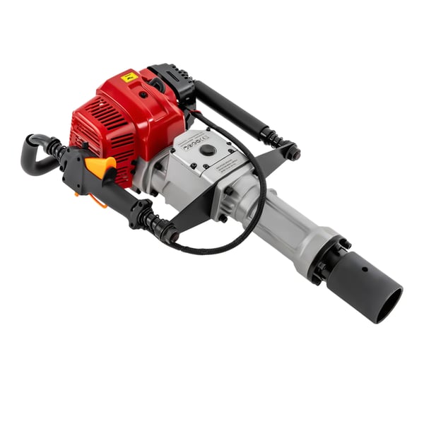 Pælehammer, 52cc to-taktsmotor, 1900W effektudgang, Max 6500 RPM, Kompakte dimensioner, Letvægtsdesign