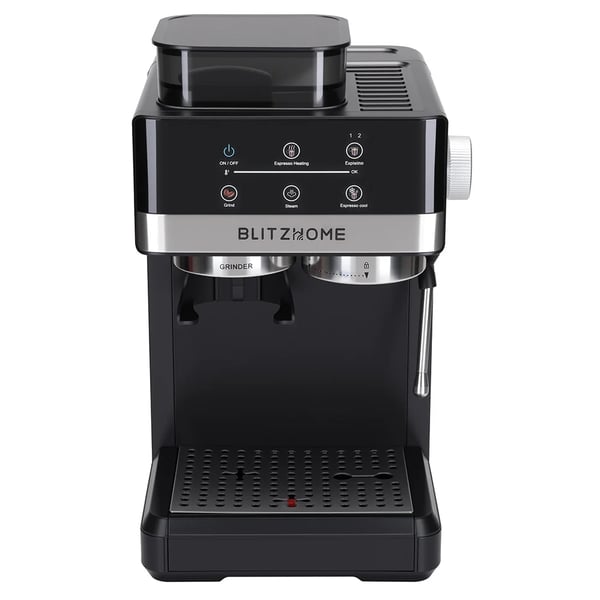 Espresso Kaffemaskine, Indbygget Kværn, 20Bar Tryk,EU, sort
