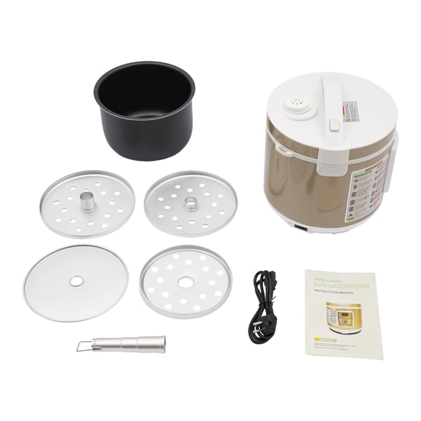 Fermenter, 5L kapacitet, intelligent temperaturkontrol,Guld
