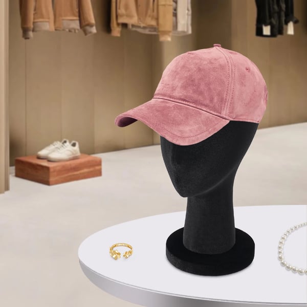Mannequin Hoved, Holdbart Materiale, Elegant Design,sort