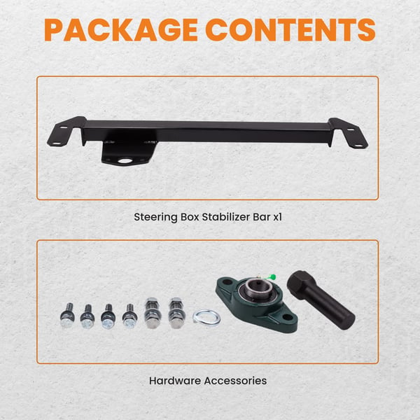 Styringsgear Kasse Stabiliseringsstang, Kompatibel med Dodge Ram 1500 2500 3500, Legeret Stål, Dimensioner: 92mm x 20mm x 10mm, Vægt: 8kg