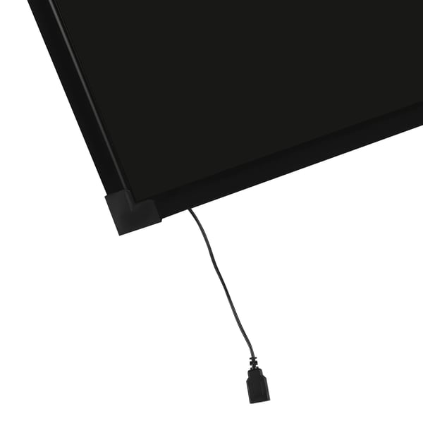 LED besked tavle, 7 lysfarver, 18 dynamiske effekter, 24x32 tommer, fjernbetjening, holdbar konstruktion