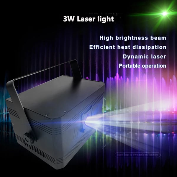 Laserprojektori, täysivärinen, Bluetooth-ohjaus,musta, EU-pistoke
