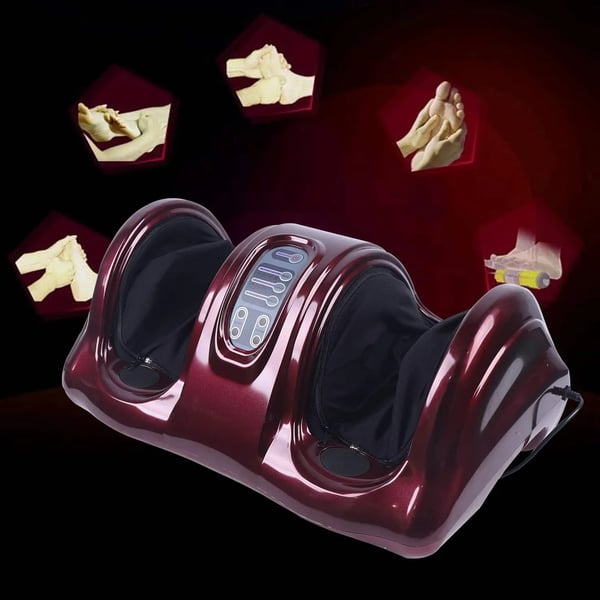 Fodmassageapparat, Shiatsu Æltning, Luftkompression,Rød