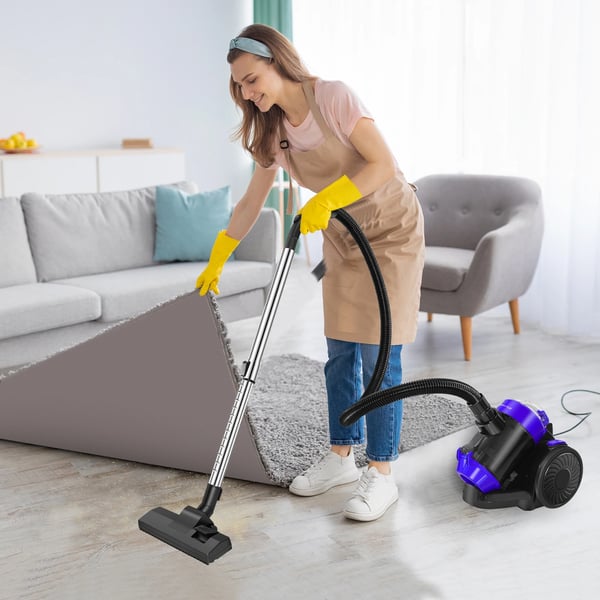 Käsikäyttöinen imuri, 1000W teho, HEPA-suodatin,EU, musta