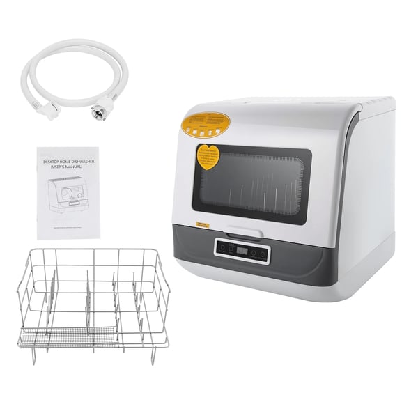 Bordopvaskemaskine, 12-20 dele service, 800W, Dimensioner: 45x40x44,8 cm, Touch Control, Resttemperaturtørring