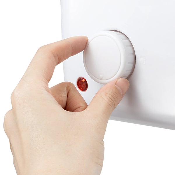 Elektrisk Vattenvärmare, Kompakt Design, Justerbar Temperatur,VIT