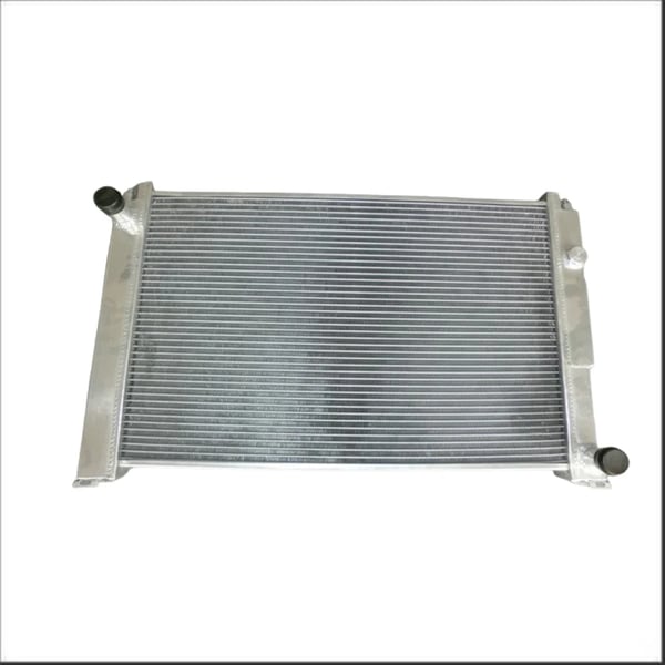 Radiator, Fuldt T-6061 Aluminium, Høj Køleeffektivitet,Radiator og 2 blæsere