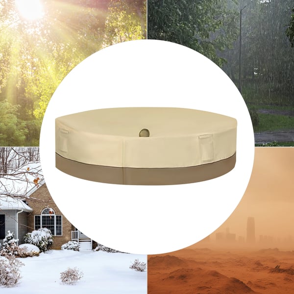 Borddække, Vandtæt Materiale, UV Beskyttelse,Beige