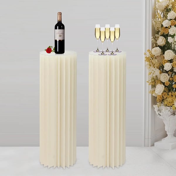 Blomsterstandsvase, Moderne Cylindrisk Design, Letvægts og Robust,HVID