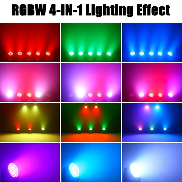 Bevægelseshovedlys, 36x8W LED, DMX512 Kontrol,EU stik