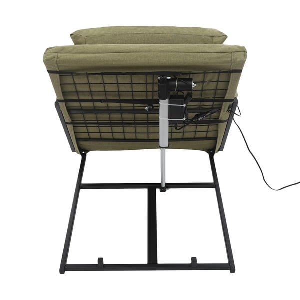 Elektrisk justerbar seng, belastningskapacitet 300 kg, justerbar vinkel 2° til 80°, robust ramme i kulstofstål, høj elasticitet skummateriale, inkluderer sidearmstøtter