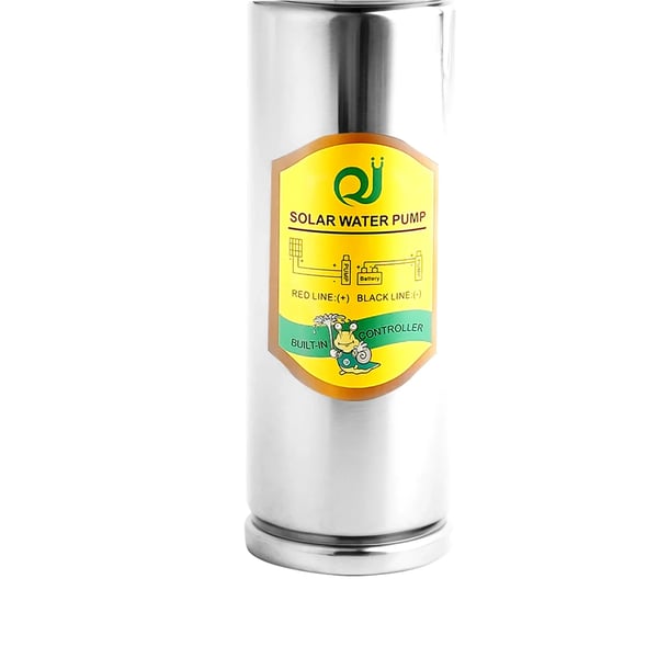 Solvandpumpe, 370W effekt, 65m maksimal løft, 1,8m³/t flowrate,24V, EU