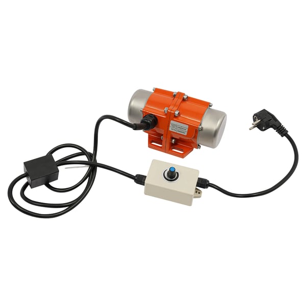 Vibrerende motor, 60W, 220V, Enfase, 1500-3000 RPM, IP65 vandtæt