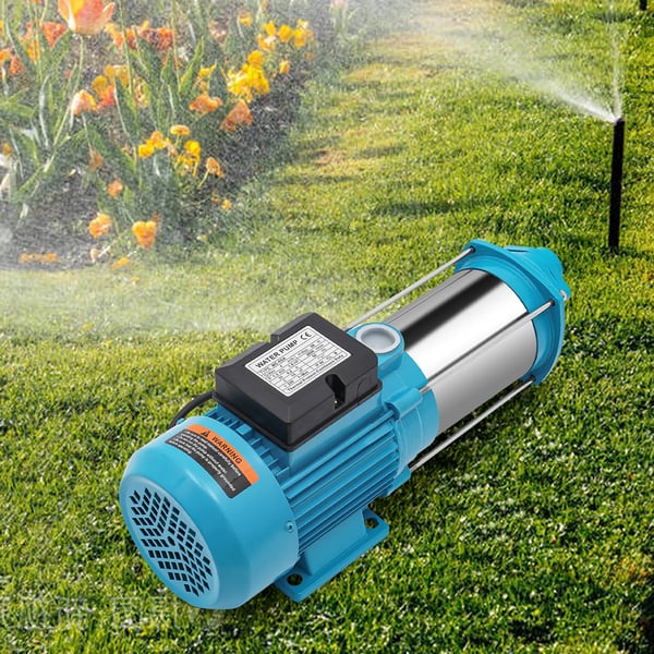 Bærbar Vandpumpe, Holdbart Rustfrit Stål, 1,8HK Motor, 879,88 gallon pr. time Flow Rate, Kompakt Design, Egnet til Forskellige Anvendelser