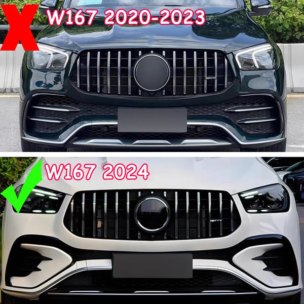 Framgrill, För Mercedes-Benz, Optimerad Luftflöde,som visas