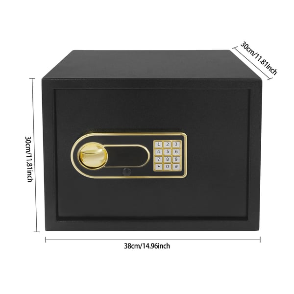 Sikkerhedsboks, Smart Alarm System, Alsidige Monteringsmuligheder,Sort