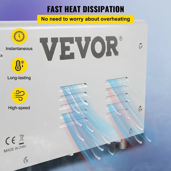 Punktsvejser, 3500A Udgangsstrøm, 2KW Effektvurdering, 220V Indgangsspænding, Kompakte Dimensioner 8" x 12,5" x 10", 6 Svejsemodes